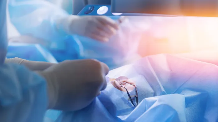 Procedimento de cirurgia refrativa a laser para correção de grau